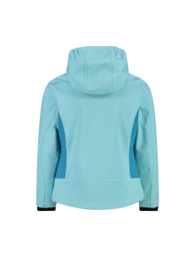 Παιδικό SoftShell Jacket CMP Fix Hood Acqua - Lake 2