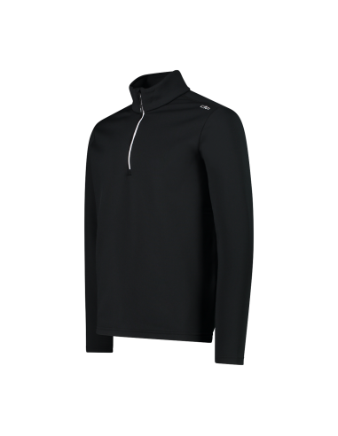Ανδρικό Power stretch Fleece Jacket CMP Sweat Nero Bianco