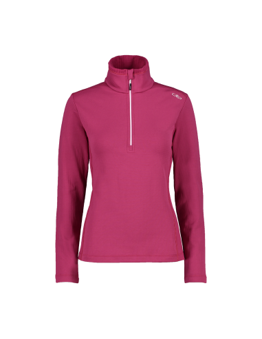 Γυναικείο Fleece CMP Grid Tech Turtleneck Top Sangria