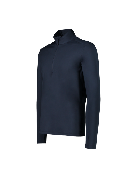 Ανδρικό Fleece CMP Plain Softech Turtleneck Black - Blue