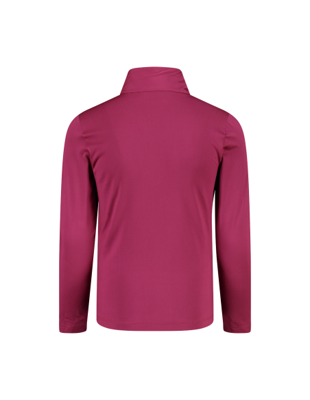 Παιδικό Fleece CMP Girl's Plain Softech Turtleneck - Sangria - Purple Fluo