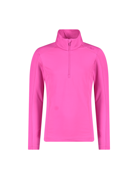 Παιδικό Fleece CMP Girl's Plain Softech Turtleneck - Purrple Fluo