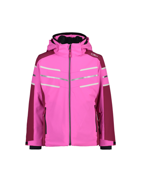Παιδικό Μπουφάν CMP Snaps Removable Hooded Purrple Fluo