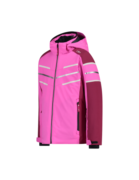 Παιδικό Μπουφάν CMP Snaps Removable Hooded Purrple Fluo