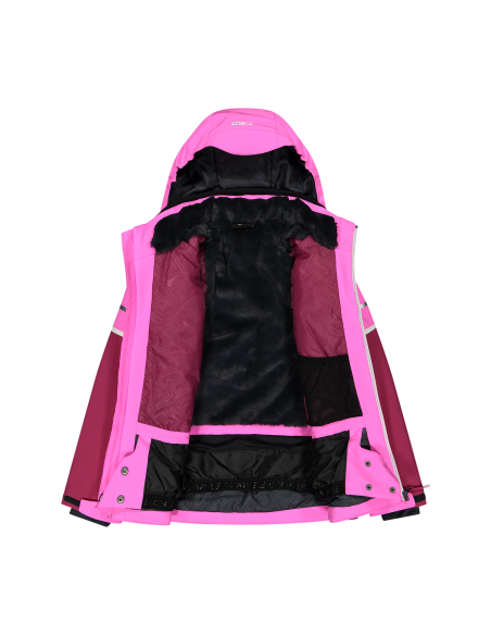 Παιδικό Μπουφάν CMP Snaps Removable Hooded Purrple Fluo