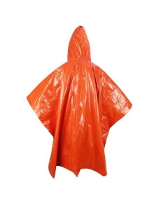Poncho Origin Outdoors emergency Orange