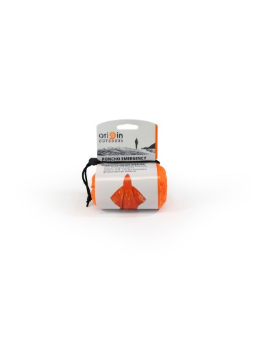 Poncho Origin Outdoors emergency Orange