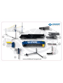 Δίχτυ Volley Schildkroet Combi Net Set 2