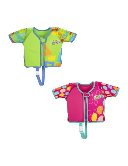 Swim Safe ABC AquaStar Fabric Kids Life Jacket Lime