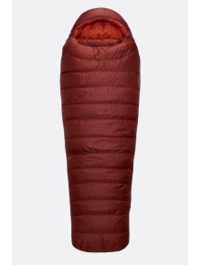 Rab Υπνόσακος Ascent 900 Regular (-18C) Oxblood Red