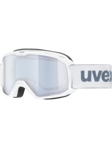 Μάσκα Uvex Elemnt FM White Mat - Mirror Silver - Blue (S2)