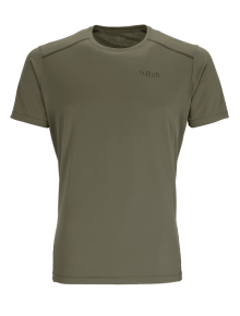 Ανδρικό T-Shirt Rab Force SS Tee Light Khaki