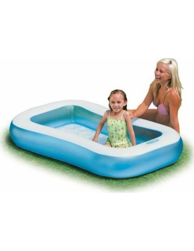 Παιδική πισίνα Intex Rectangular 166x100x25cm Μπλε