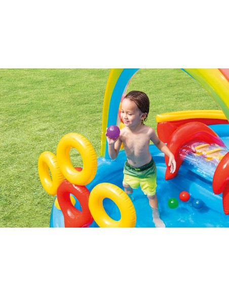 Παιδική πισίνα Intex Rainbow Ring Play Center