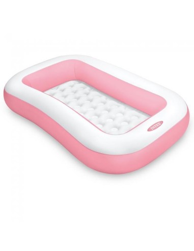 Παιδική πισίνα Intex Rectangular 166x25x10cm Ροζ