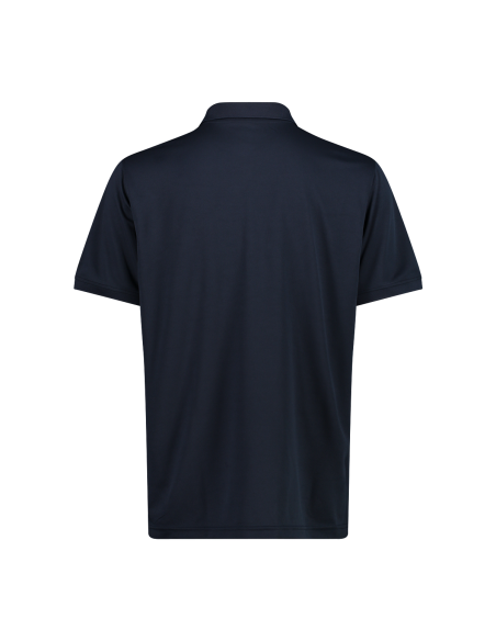 Ανδρικό technical polo T-shirt Deep B. Blue - Limegreen