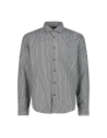 Ανδρικό πουκάμισο SS CMP Checked Anthracite - Bianco