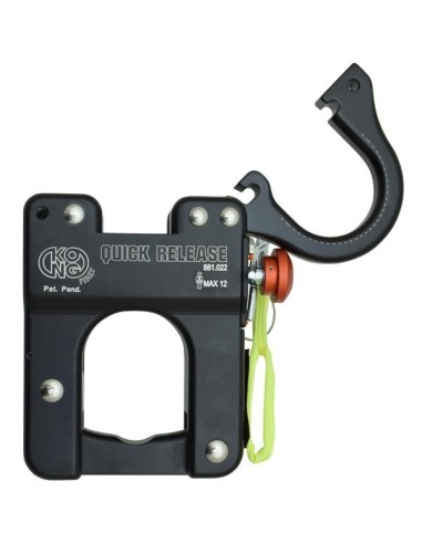 Kong quick release for helicopters evacuation Openable big slot