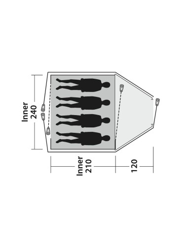 Σκηνή Outwell Zelt Cloud 4 - 4 Ατόμων
