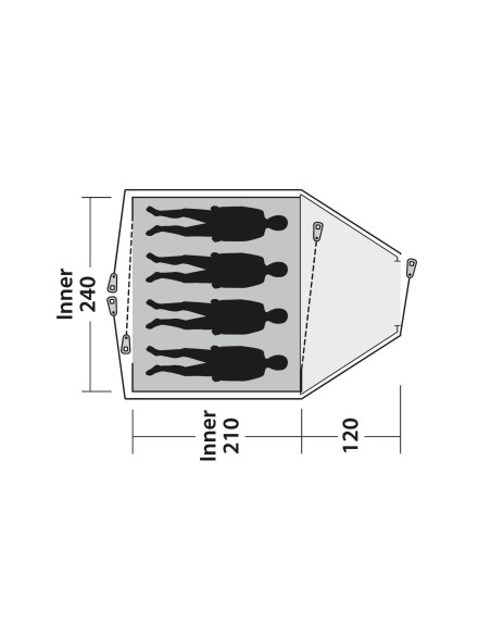Σκηνή Outwell Zelt Cloud 4 - 4 Ατόμων