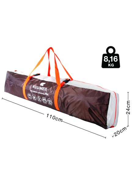 Σκηνή Camping Keumer Marquee Side Open - 2ο πανί - 3 ατόμων