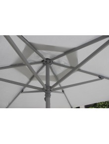 Ομπρέλα Παραλίας-Κήπου Escape 2.4m 6 Ακτίνες Silver Grey 2