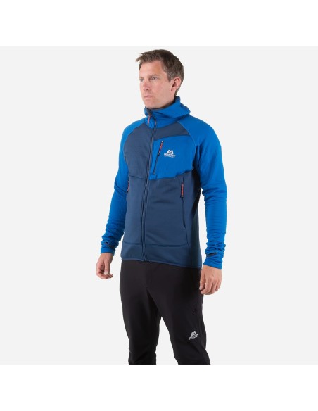Ανδρικό Fleece Mountain Equipment Eclipse Hooded Jacket Medieval Blue