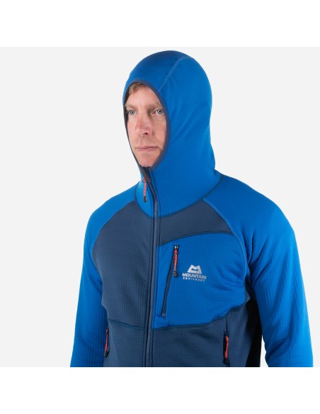 Ανδρικό Fleece Mountain Equipment Eclipse Hooded Jacket Medieval Blue