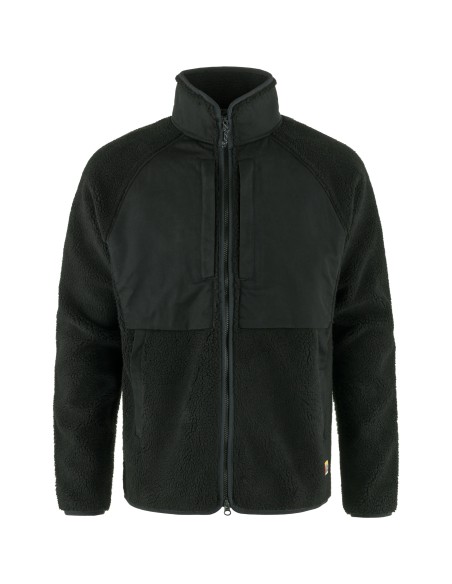 Fleece Fjall Raven Vardag Pile Jacket M Black