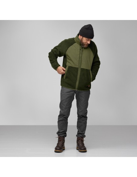 Fleece Fjall Raven Vardag Pile Jacket M Black
