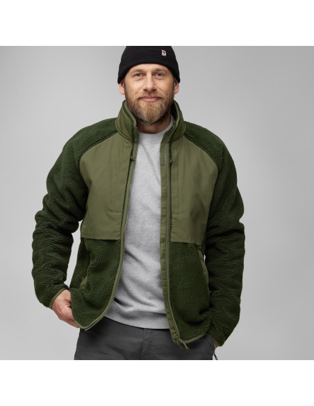 Fleece Fjall Raven Vardag Pile Jacket M Black