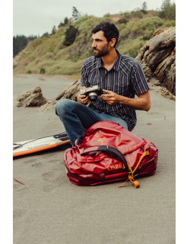 Duffel Bag Osprey Transporter 65 Red Mountain