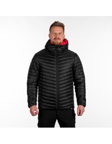 Men's travel insulated reversible jacket Wallac Red-Black