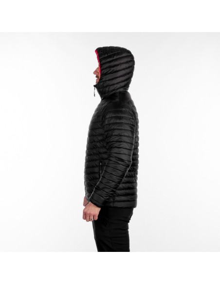 Men's travel insulated reversible jacket Wallac Red-Black