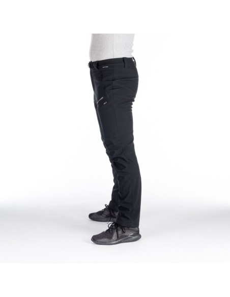 Men's trekking softshell pants outdoor 3L Pete Black