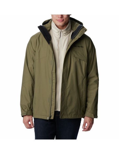 Ανδρικό Μπουφάν Columbia Bugaboo II Fleece Interchange Jacket Χακί