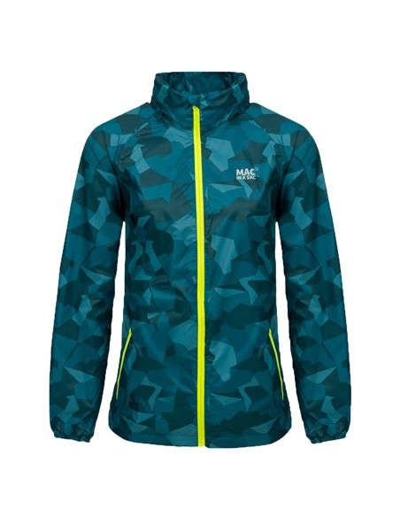Αδιάβροχο Jacket Mac in a Sac Edition Teal Camo