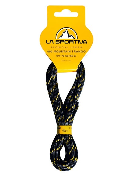 Κορδόνι Lace Mountain Trango Yellow - Black
