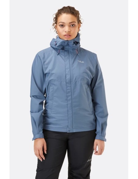 Γυναικείο Αδιάβροχο Rab Downpour Eco Wmns Black