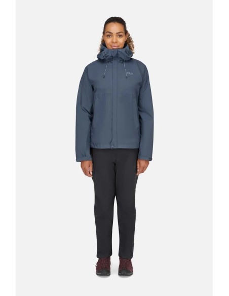 Γυναικείο Αδιάβροχο Rab Downpour Eco Wmns Black