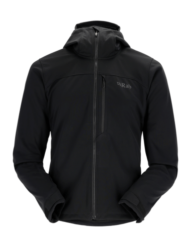 Ανδρικό Softshell Jacket Rab Scimitar Windstopper Black