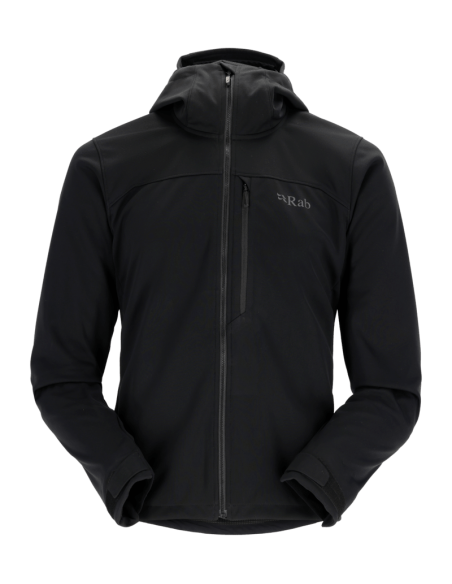 Ανδρικό Softshell Jacket Rab Scimitar Windstopper Black