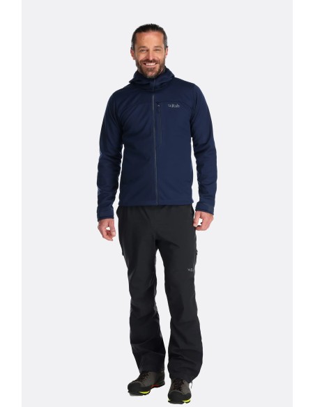 Ανδρικό Softshell Jacket Rab Scimitar Windstopper Black