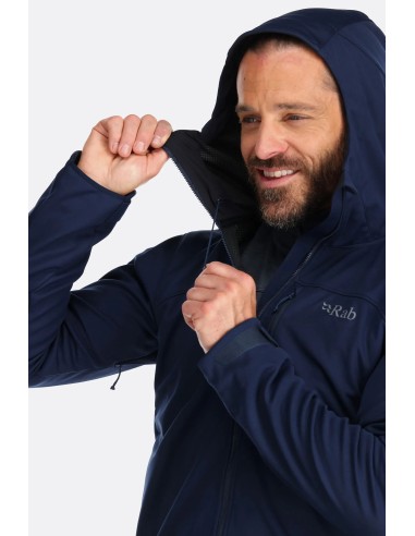 Ανδρικό Softshell Jacket Rab Scimitar Windstopper Black