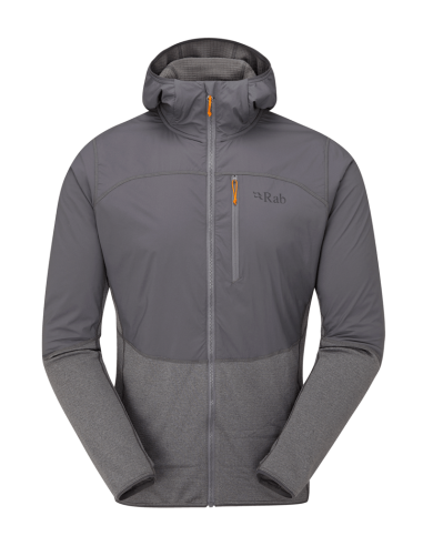 Ανδρικό Jacket Rab Ascendor Summit Full Zip Hoody Graphite