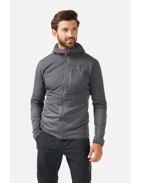 Ανδρικό Jacket Rab Ascendor Summit Full Zip Hoody Graphite