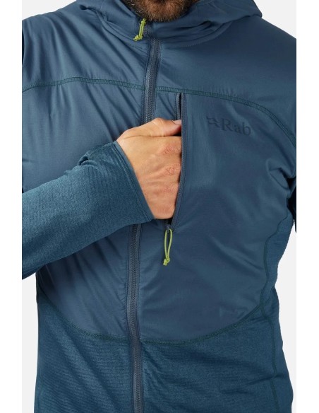 Ανδρικό Jacket Rab Ascendor Summit Full Zip Hoody Graphite
