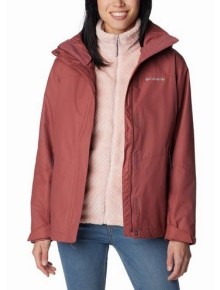 Γυναικείο Μπουφάν Columbia Bugaboo II Fleece Interchange Jacket Beetroot 2