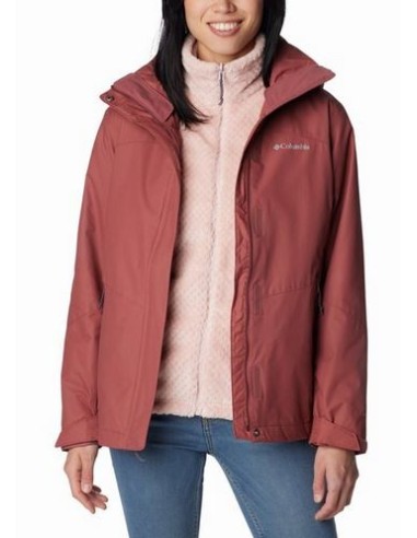 Γυναικείο Μπουφάν Columbia Bugaboo II Fleece Interchange Jacket Beetroot