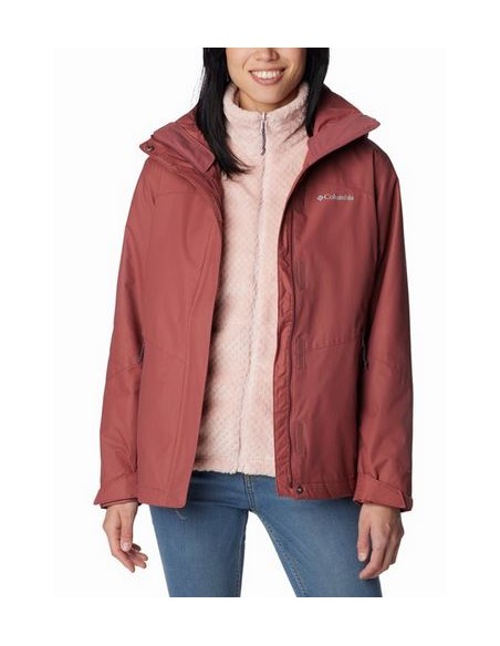 Γυναικείο Μπουφάν Columbia Bugaboo II Fleece Interchange Jacket Beetroot